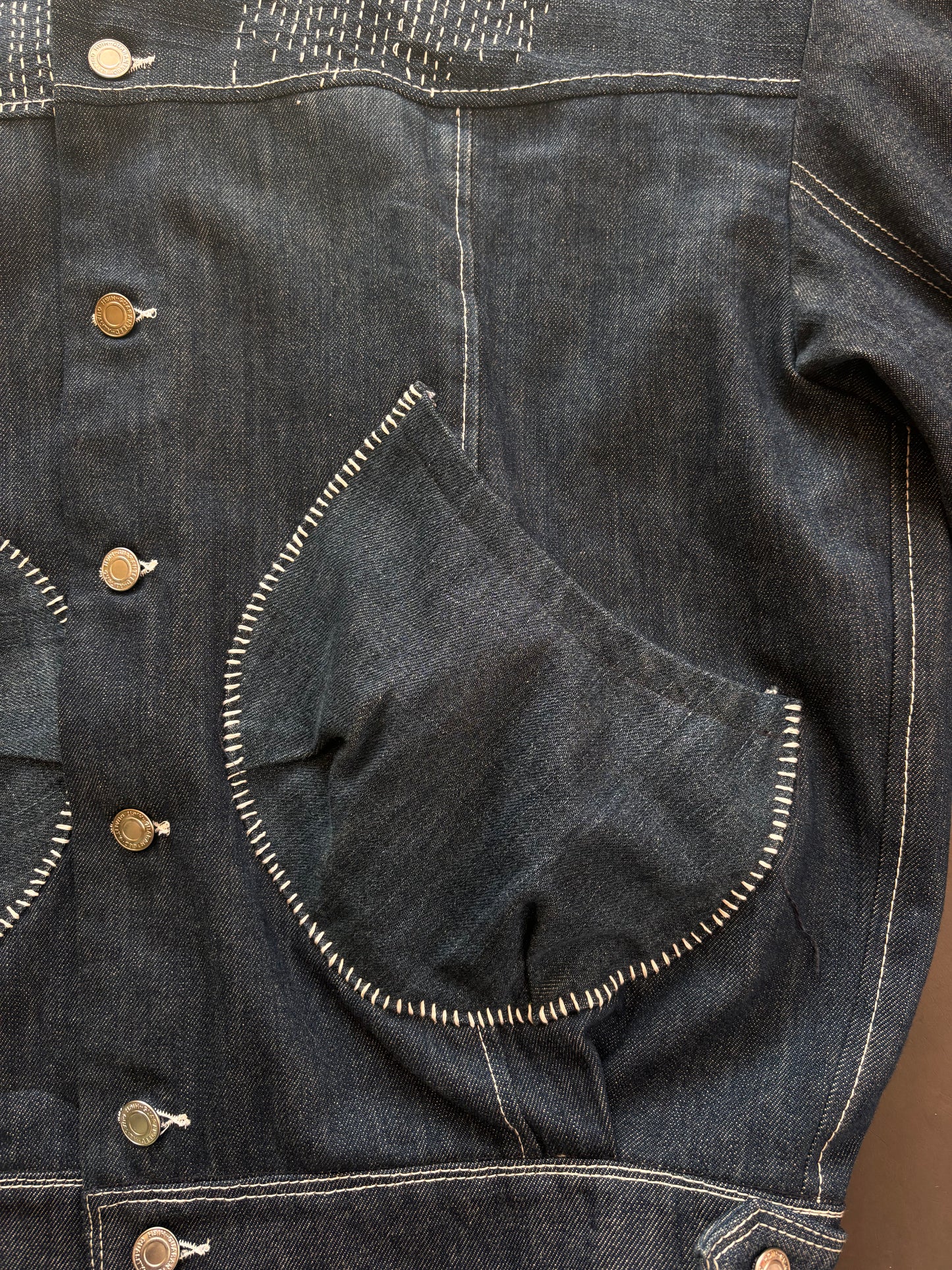Upcycle denim jacket