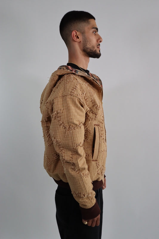 Abstract Workwear - hooded jacket