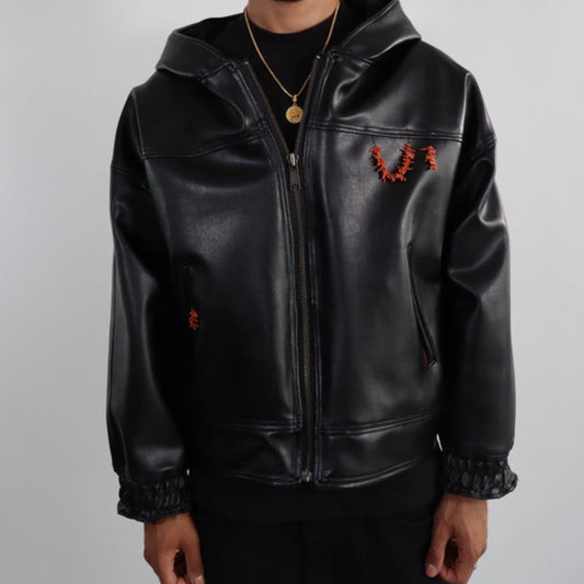 Coral drift hooded jacket