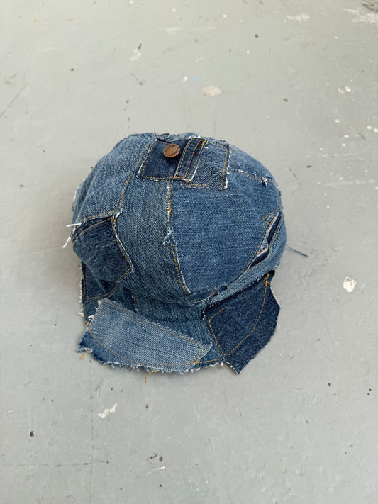 Short-trim Denim Cap