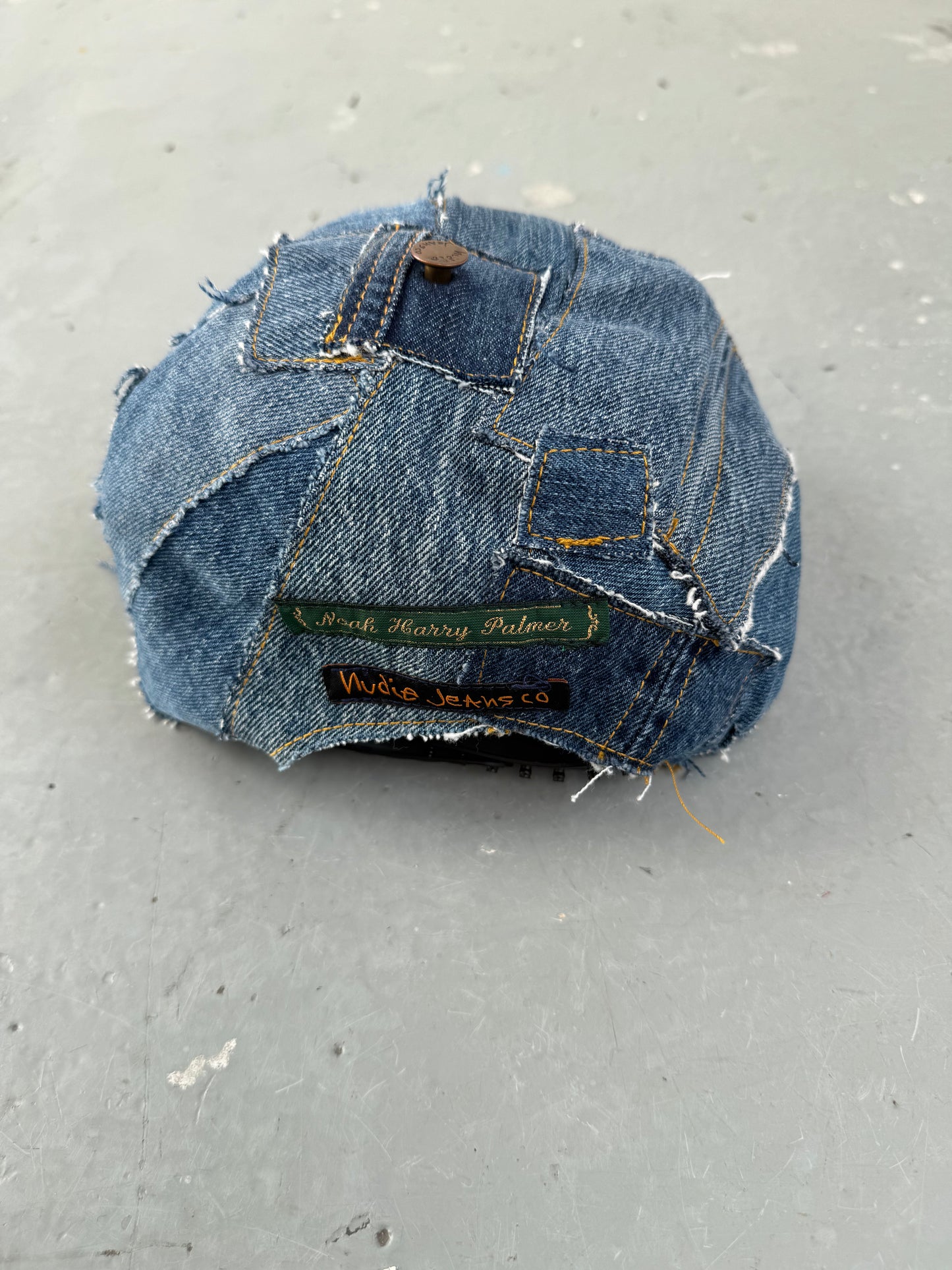 Short-trim Denim Cap