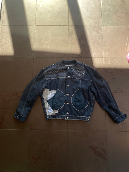 Upcycle denim jacket