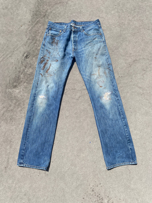reworked / mended Levi’s