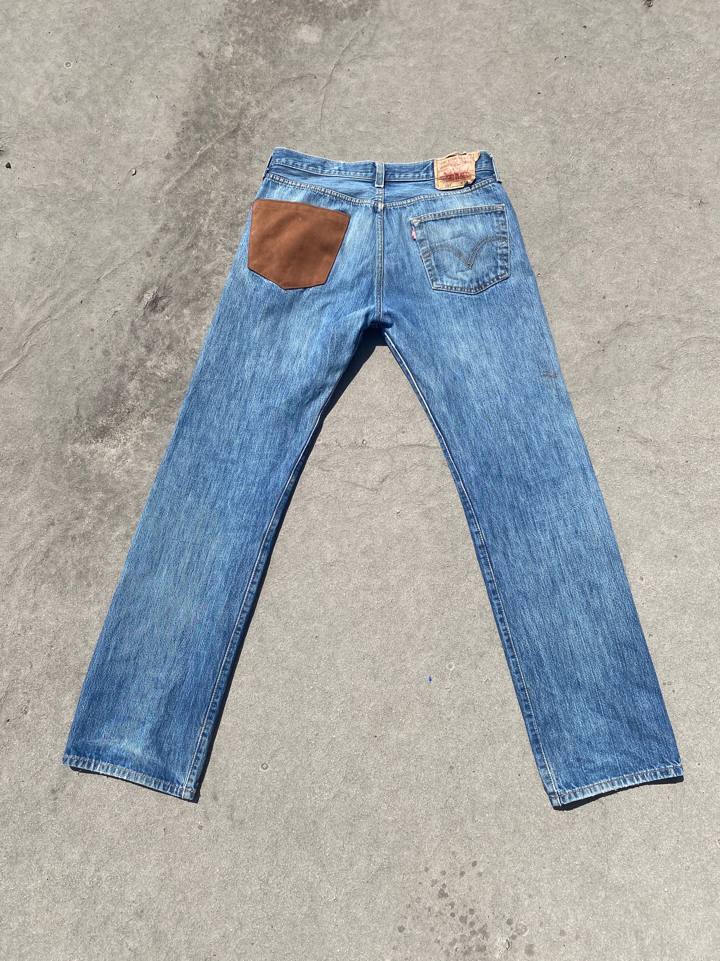 reworked / mended Levi’s
