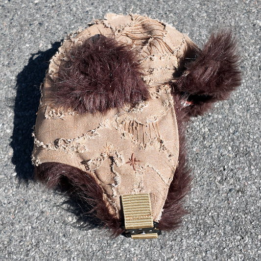 Grizzly trapper hat