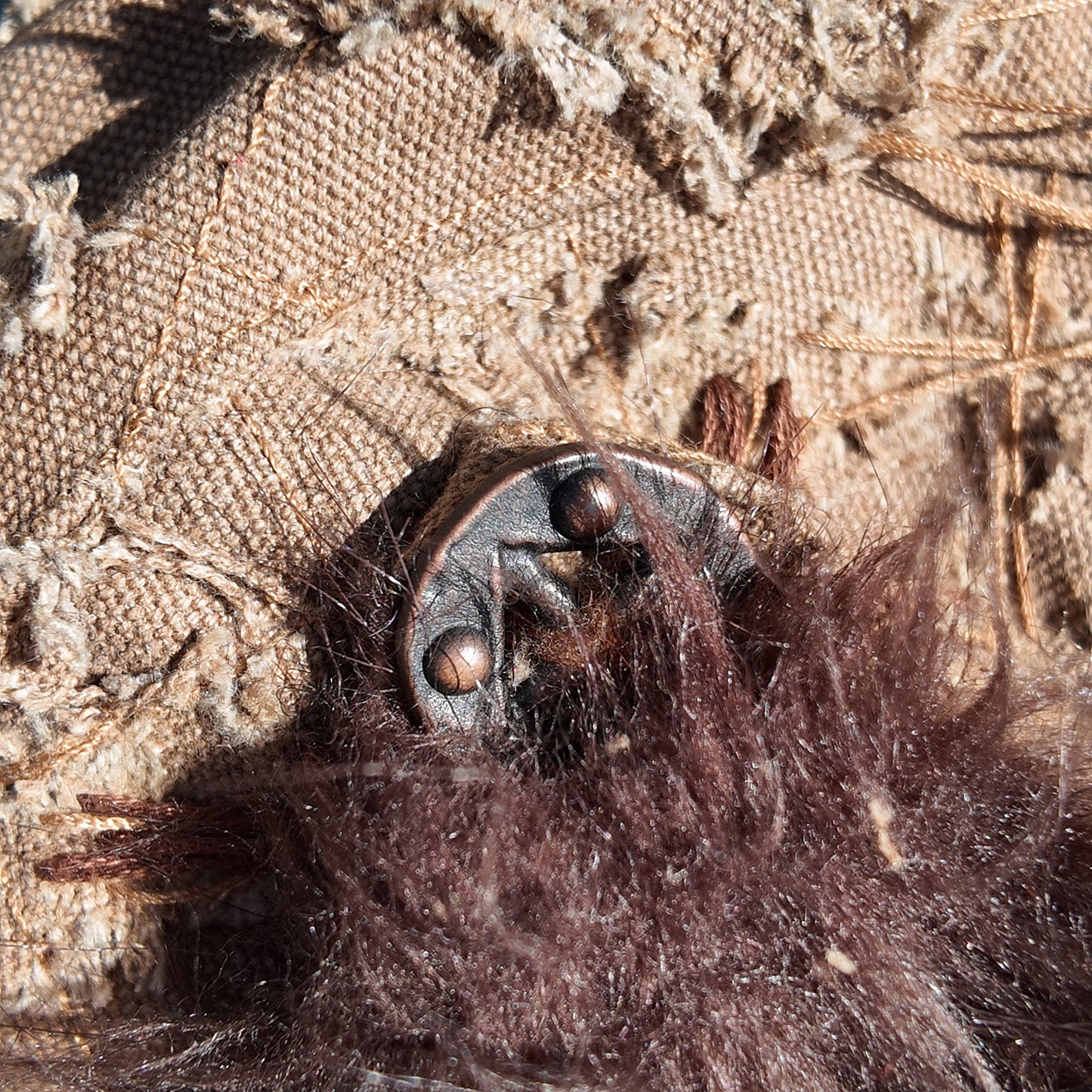 Grizzly trapper hat
