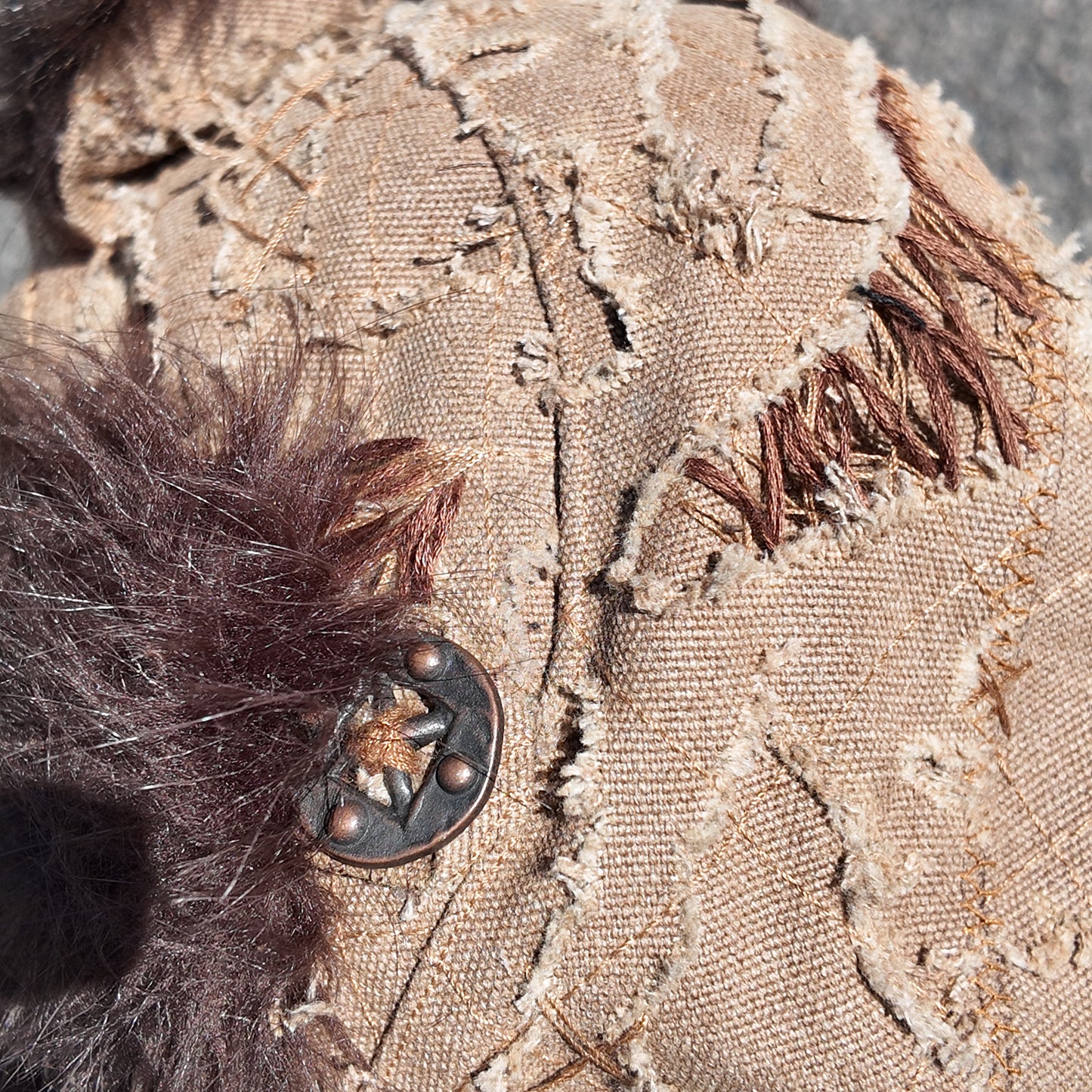 Grizzly trapper hat
